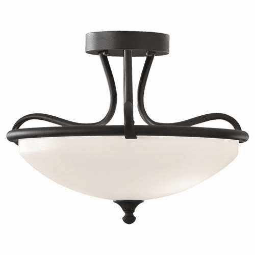 Murray Feiss Merritt 3 Bulb Black Semi flushmount SF295BK