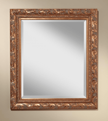 Murray Feiss Mirror in Ariana Gold Finish - MR1195AAG