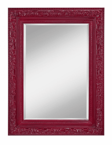 Murray Feiss Mirror in Crimson Lacquer Finish - MR1219CRML