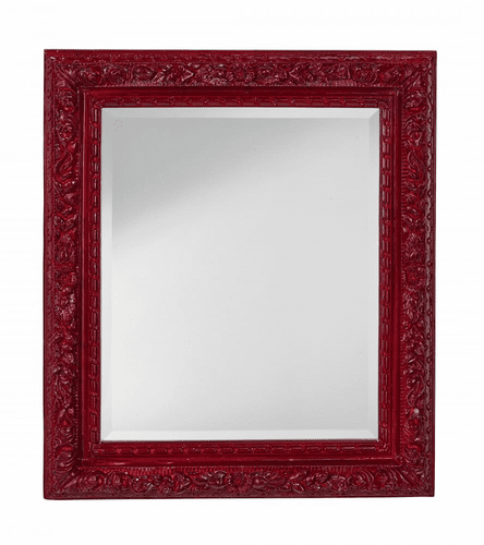 Murray Feiss Mirror in Crimson Lacquer Finish - MR1223CRML