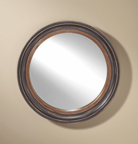 Murray Feiss Mirror in DISTRESSED BLACK Finish - MR1193DBK