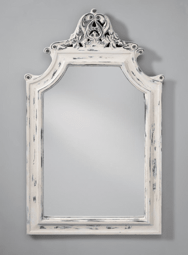 Murray Feiss Mirror in Hand Painted White Finish - MR1189HPW