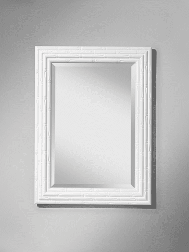 Murray Feiss Mirror in High-Gloss White Finish - MR1181HGW
