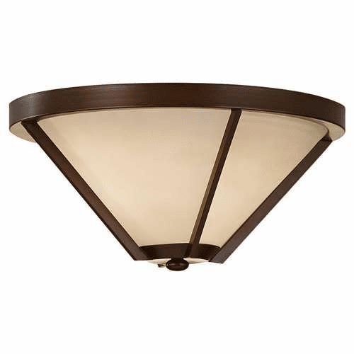Murray Feiss Nolan 2 Bulb Heritage Bronze Flush Mount Fixture FM366HTBZ