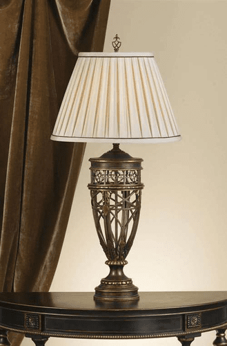 Murray Feiss Opera 1 Bulb Firenze Gold Lamp 9383FG