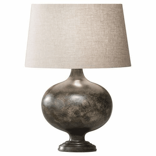 Murray Feiss Orion 1 Bulb Weathered Black Lamp 10011WBK