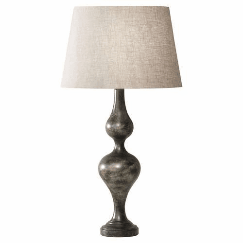 Murray Feiss Orion 1 Bulb Weathered Black Lamp 10012WBK