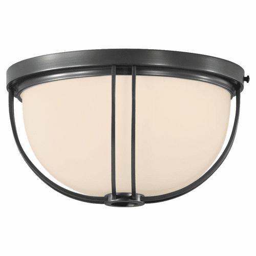 Murray Feiss Parker Place 3-Light Indoor Flush Mount in Dark Bronze Finish - FM301DBZ