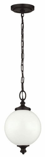 Murray Feiss Parkman 1-Light Mini Pendant in Oil Rubbed Bronze Finish - P1296ORB
