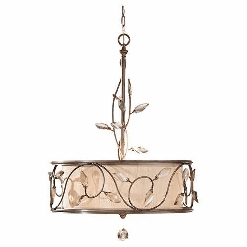 Murray Feiss Priscilla 3-Light Single Tier Chandelier in Arctic Silver Finish - F2694/3ARS