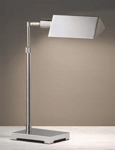 Murray Feiss Revere 1 Bulb Polished Nickel Lamp 10098PN