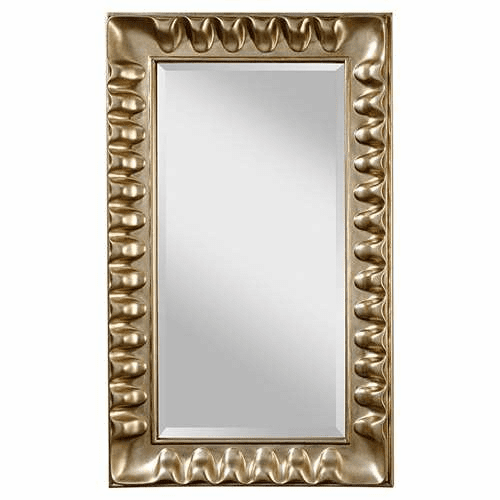 Murray Feiss Scalloped Silver Leaf Mirror MR1138SL