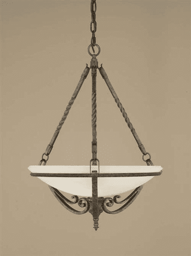 Murray Feiss Seville 2-Light Uplight Chandelier in Peruvian Bronze Finish - F1979/2PBR