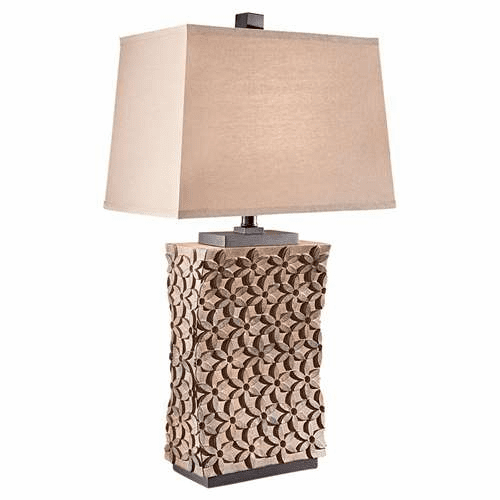 Murray Feiss Surrey 1 Bulb Pebble Table Lamp 10181PBL