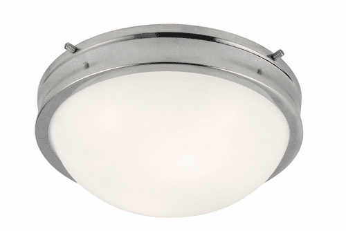 Murray Feiss Turner 2-Light Flushmount in Polished Nickel Finish - FM379PN