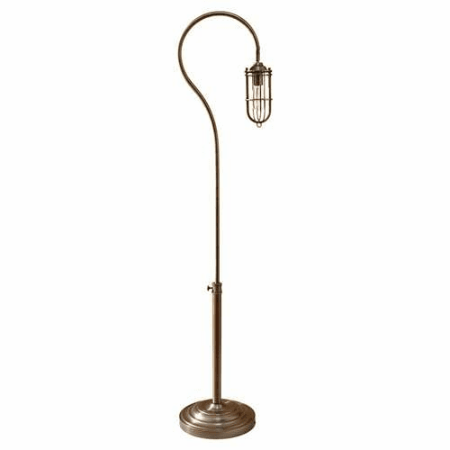 Murray Feiss Urban Renewal 1 Bulb Dark Antique Brass Floor Lamp FL6306DAB