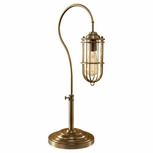 Murray Feiss Urban Renewal 1 Bulb Dark Antique Brass Table Lamp 10195DAB