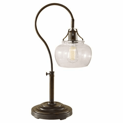 Murray Feiss Urban Renewal 1 Bulb Rustic Iron Table Lamp 10197RI