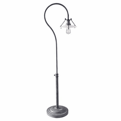 Murray Feiss Urban Renewal 1 Bulb Weathered Zinc Floor Lamp FL6307WZC