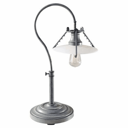 Murray Feiss Urban Renewal 1 Bulb Weathered Zinc Table Lamp 10196WZC