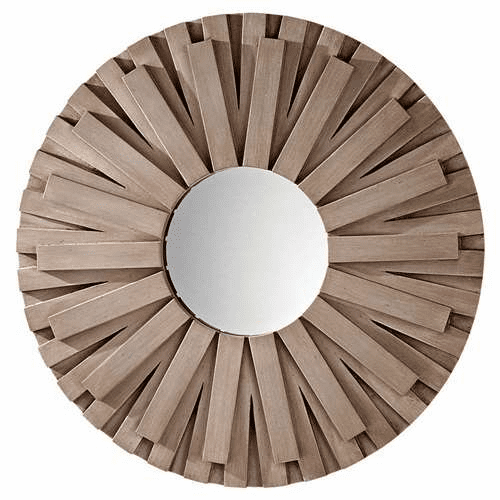 Murray Feiss Weathered Discus Weathered Grey Mirror MR1146WGY