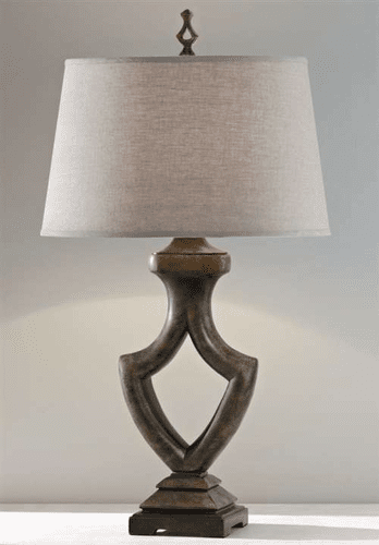 Murray Feiss Westwood 1 Bulb Weathered Black Lamp 10112WBK