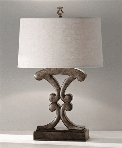 Murray Feiss Westwood 1 Bulb Weathered Black Lamp 10113WBK