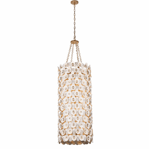 Niu 20In 12 LT Foyer - Coconut Shell Gold / Coconut Shell White - N1866-760