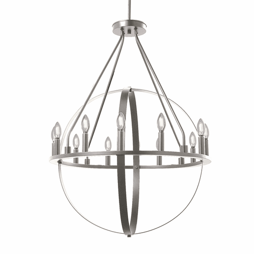 Orbit 32" Chandelier - Brushed Nickel - NSH-4284-NCKL