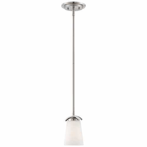 Overland Park 1-LT Mini Pendant - Brushed Nickel - 4961-84
