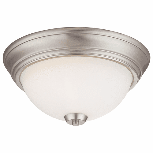Overland Park 2-LT Flush Mount - Brushed Nickel - 4960-84