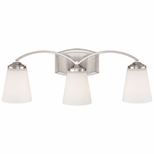 Overland Park 3-LT Bath Light - Brushed Nickel - 6963-84