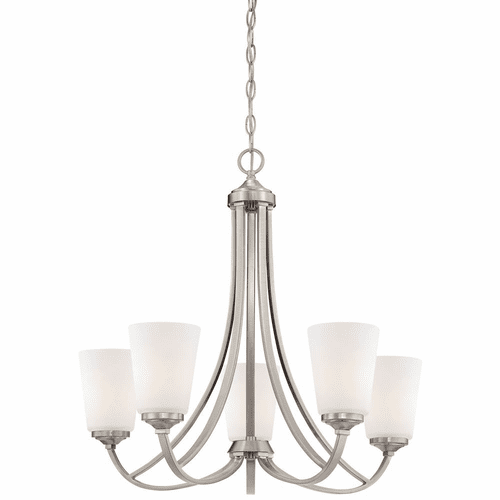Overland Park 5-LT Chandelier - Brushed Nickel - 4965-84