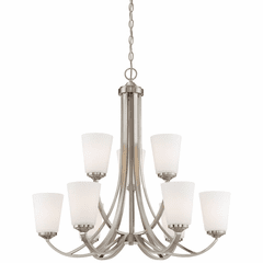 Overland Park 9-LT Chandelier - Brushed Nickel - 4969-84