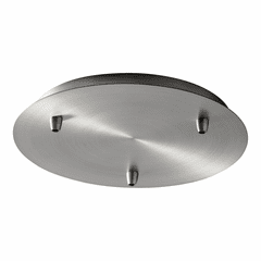Oxygen 13" 3-LT Pendant Canopy Kit - Satin Nickel - 3-8-6324