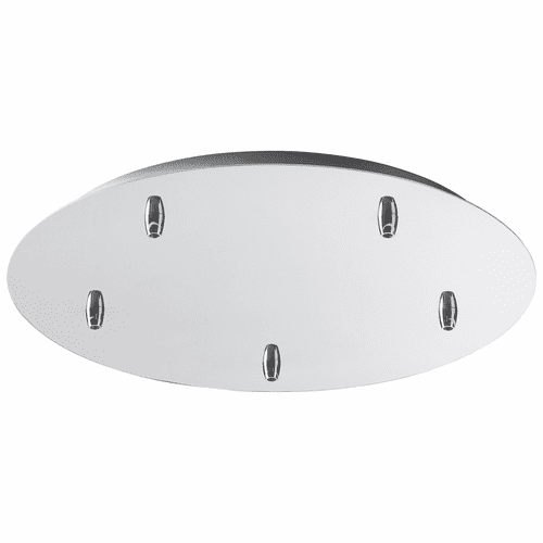 Oxygen 19" 5-LT Pendant Canopy Kit - Polished Chrome - 3-8-6514