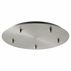 Oxygen 19" 5-LT Pendant Canopy Kit - Satin Nickel - 3-8-6524