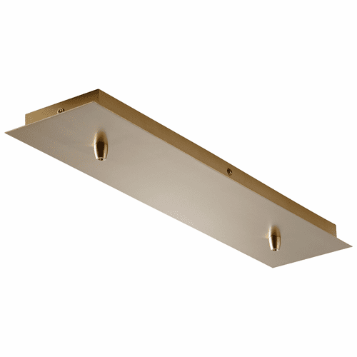 Oxygen 2-LT Linear Pendant Canopy Kit - Aged Brass - 3-8-7240
