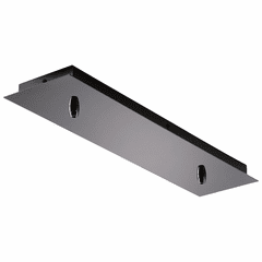 Oxygen 2-LT Linear Pendant Canopy Kit - Gunmetal - 3-8-7218