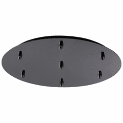 Oxygen 21" 7-LT Pendant Canopy Kit - Gunmetal - 3-8-6718