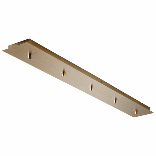 Oxygen 5-LT Linear Pendant Canopy Kit - Aged Brass - 3-8-7540