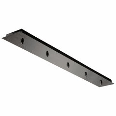 Oxygen 5-LT Linear Pendant Canopy Kit - Gunmetal - 3-8-7518