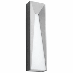 Oxygen Calypso 1-LT LED Exterior Wall Light - Grey - 3-730-16