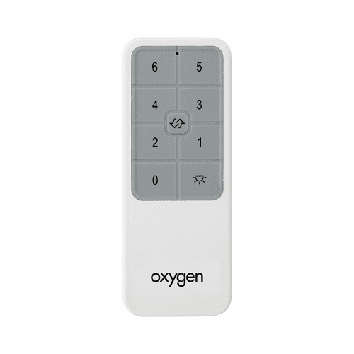 Oxygen Ceiling Fan Remote Control - White - 3-8-2000-0