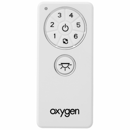 Oxygen Ceiling Fan Remote Control - White - 3-8-3000