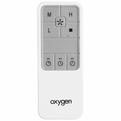 Oxygen Ceiling Fan Remote Control - White - 3-8-4000
