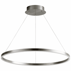 Oxygen Circulo 1-LT LED Pendant - Satin Nickel - 3-65-24