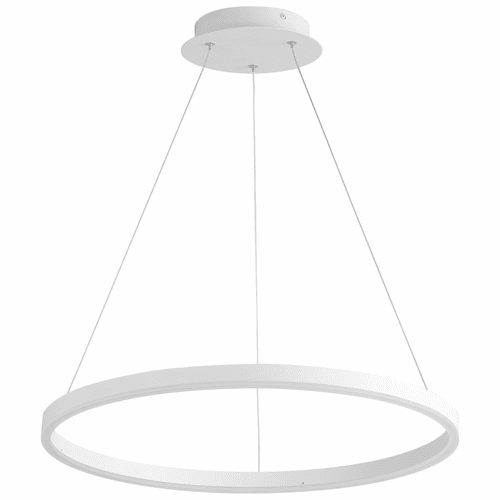 Oxygen Circulo 1-LT LED Pendant - White - 3-64-6