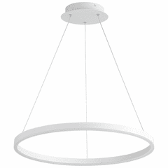 Oxygen Circulo 1-LT LED Pendant - White - 3-64-6