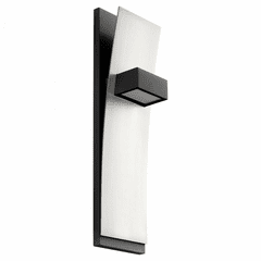 Oxygen Dario 2-LT LED Wall Sconce - Black w/ Satin Nickel - 3-400-1524